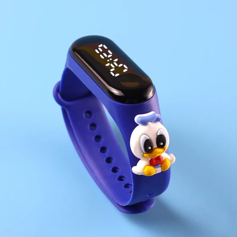 Fashion Mickey Children Watches For Girls Electronic Bracelet Sports Touch LED Spiderman Doll Kids Watch Women Waterproof Clock by Reinvent Yourself