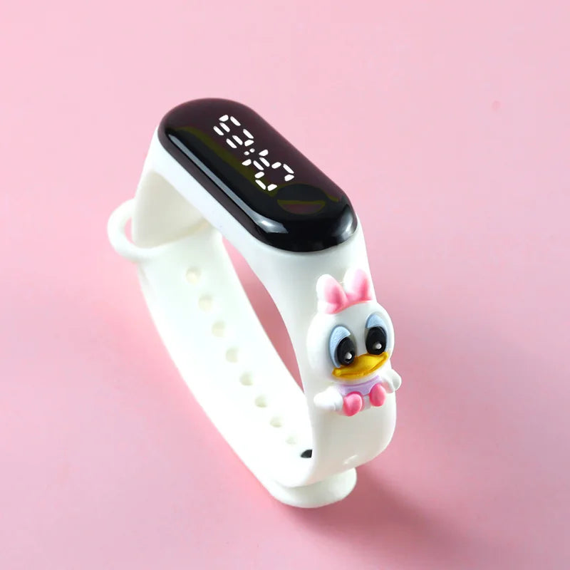 Fashion Mickey Children Watches For Girls Electronic Bracelet Sports Touch LED Spiderman Doll Kids Watch Women Waterproof Clock by Reinvent Yourself