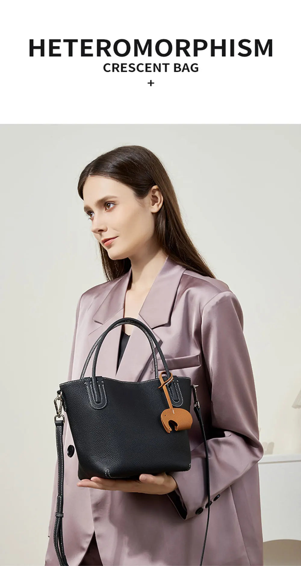 Genuine Leather Women Bucket Bag Luxury Designer Handbags High Quality Cowhide Women's Shoulder Bags Fashion Crossbody Bag by Reinvent Yourself