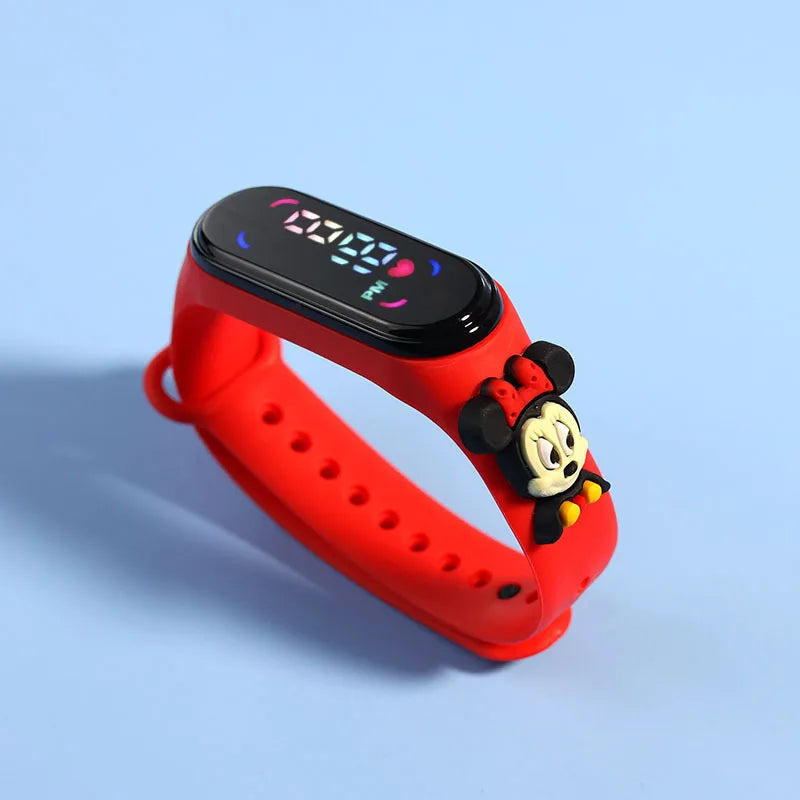 Fashion Mickey Children Watches For Girls Electronic Bracelet Sports Touch LED Spiderman Doll Kids Watch Women Waterproof Clock by Reinvent Yourself