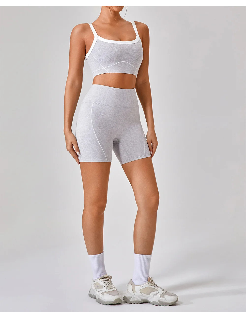 Women's 2024 New INS Network Red Same Hip Lift Body-Tight Sports Fitness One-Piece Yoga 2 Pieces Set by Reinvent Yourself