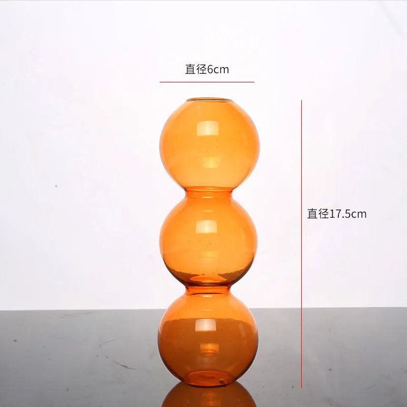 Nordic Glass Vase Home Decor Living Room Decoration Terrarium Flower Vase Plant Pots Decorative Home Accessories Decoration Gift by Reinvent Yourself