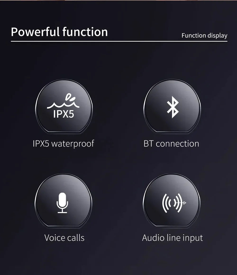 Speaker TG506 Portable Mini Wireless Soundbar Bluetooth 5.0 Outdoor Indoor HIFI Loudspeaker Support TF Card FM Radio Waterproof by Reinvent Yourself