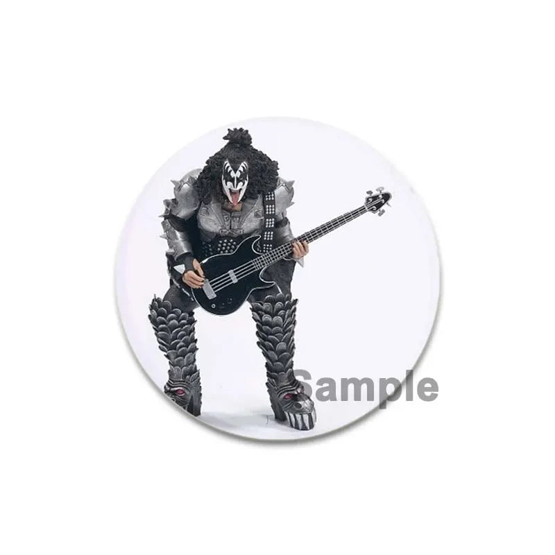Rock Band Kiss Brooches Enamel Pins Fashion Jewelry Accessoris Singer Brooch for Backpack Clothe Decoration Lapel Badge Gifts by Reinvent Yourself