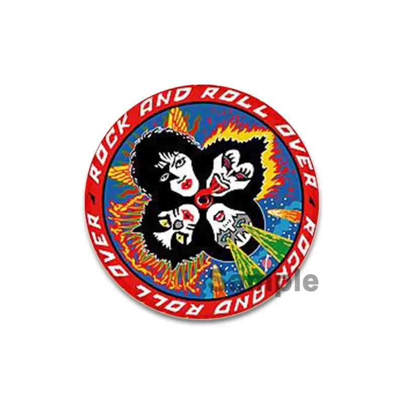 Rock Band Kiss Brooches Enamel Pins Fashion Jewelry Accessoris Singer Brooch for Backpack Clothe Decoration Lapel Badge Gifts by Reinvent Yourself