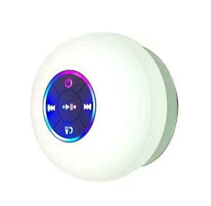 Portable Wireless Bluetooth Speaker LED IPX4 Waterproof Loudspeaker Outdoor Bathroom Large Suction Cup Mini Stereo Sound Box by Reinvent Yourself