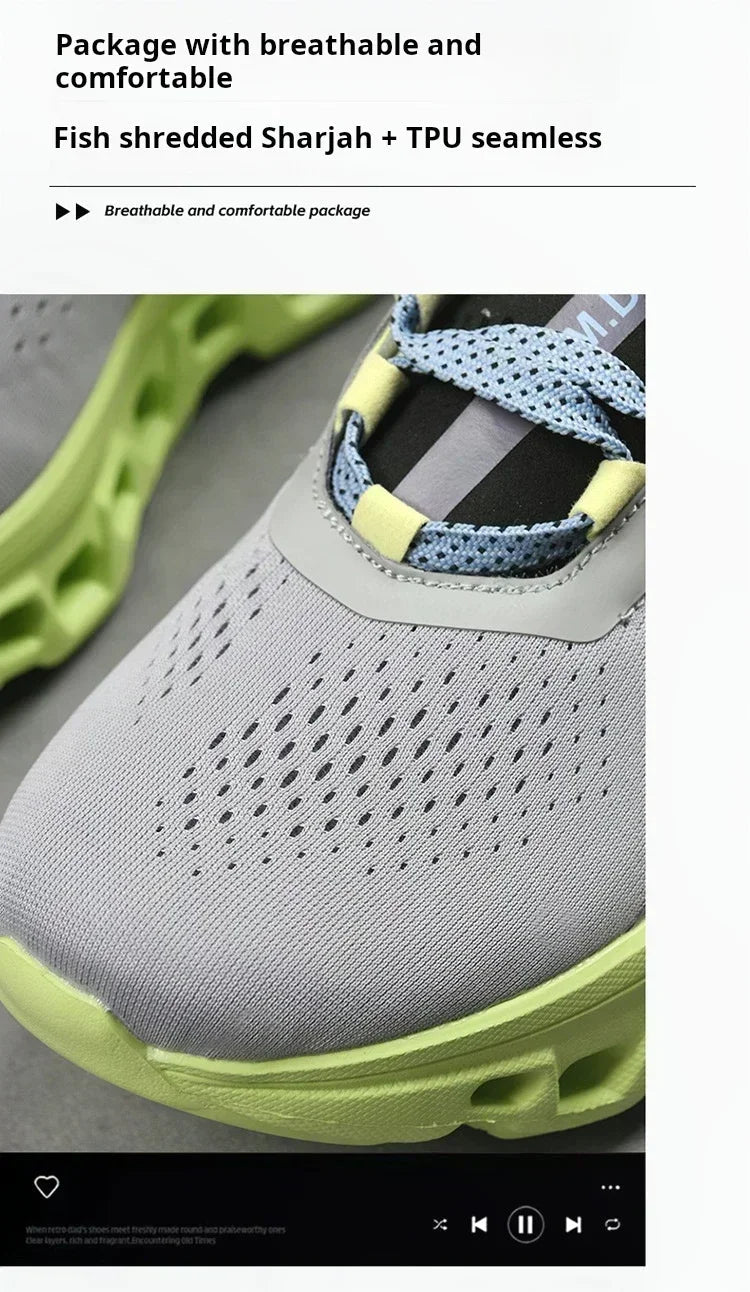 Outdoor Running Casual Sneakers Women Comfortable Shoes Breathable Sneakers Men Mesh Walking On Ultralight Clouds Shoes by Reinvent Yourself