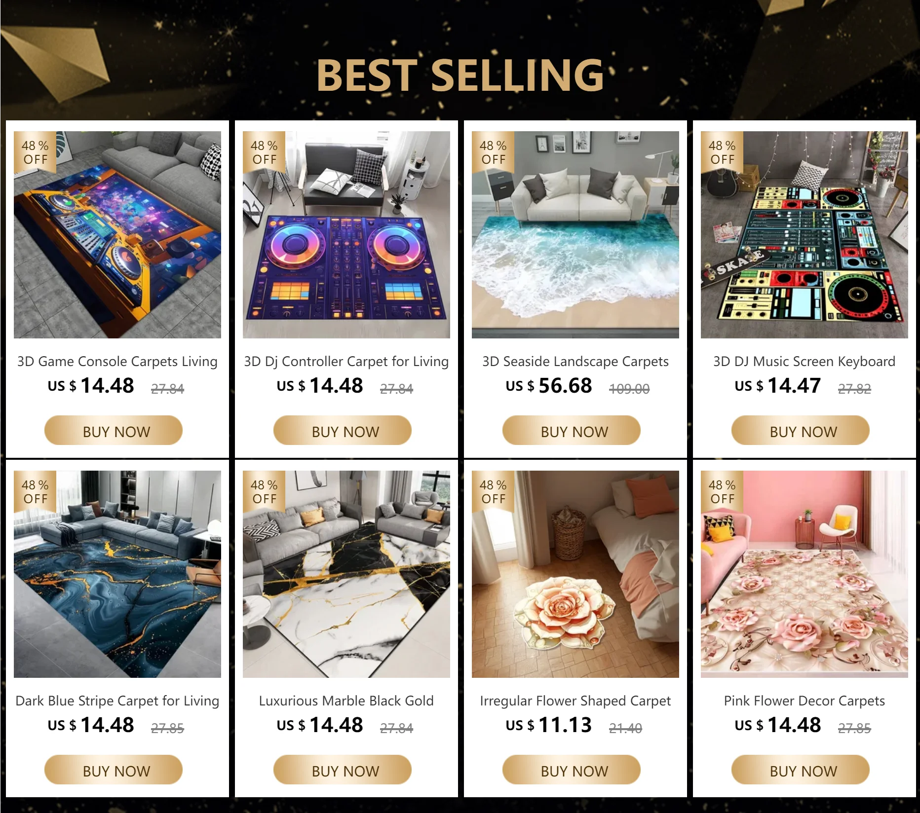 Black Chinese Style Carpets for Living Room Home Abstract Bedroom Decoration Luxury Large Area Rug Sofa Table Non-slip Floor Mat by Reinvent Yourself