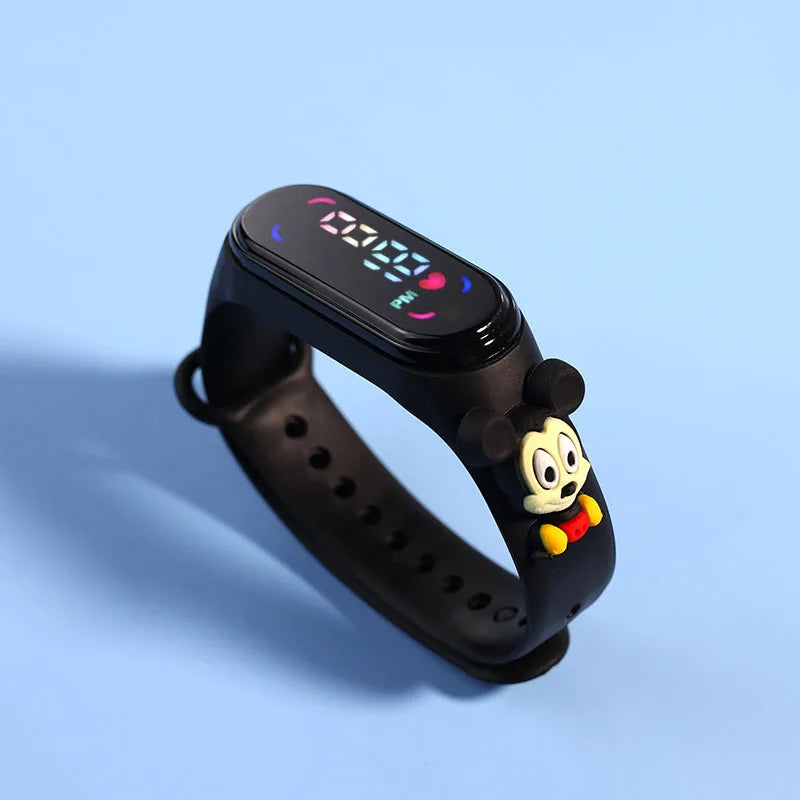 Fashion Mickey Children Watches For Girls Electronic Bracelet Sports Touch LED Spiderman Doll Kids Watch Women Waterproof Clock by Reinvent Yourself