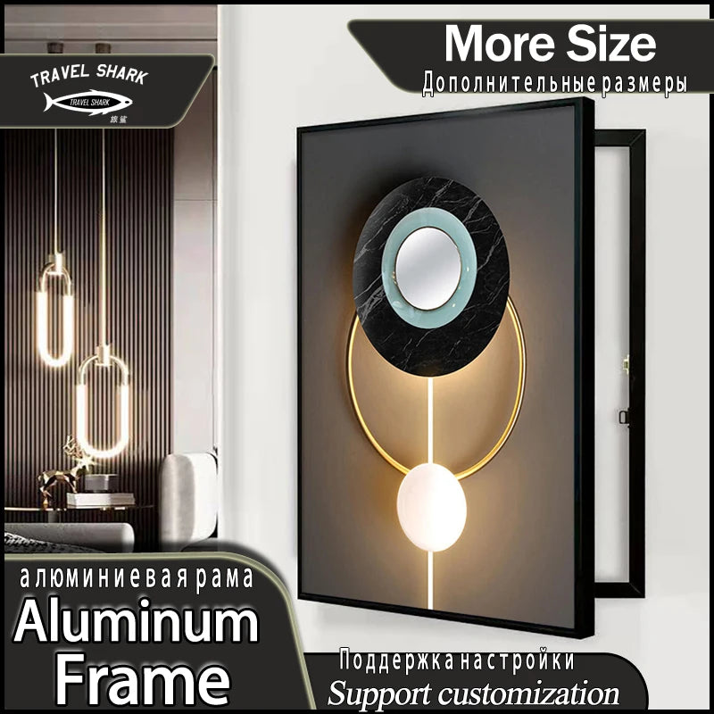 Nordic Home Decor Paintings Picture Posters of Electric Box Switch Covers Creative Anime Wall Art Decortion And Frame Live Room by Reinvent Yourself