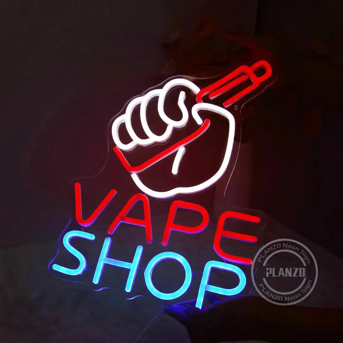 VAPE Shop Neon Sign for Smoke Shop LED Light Up E-cigar Business Store Sign Logo Wall Decor Birthday Christmas Dad Husband Gift by Reinvent Yourself
