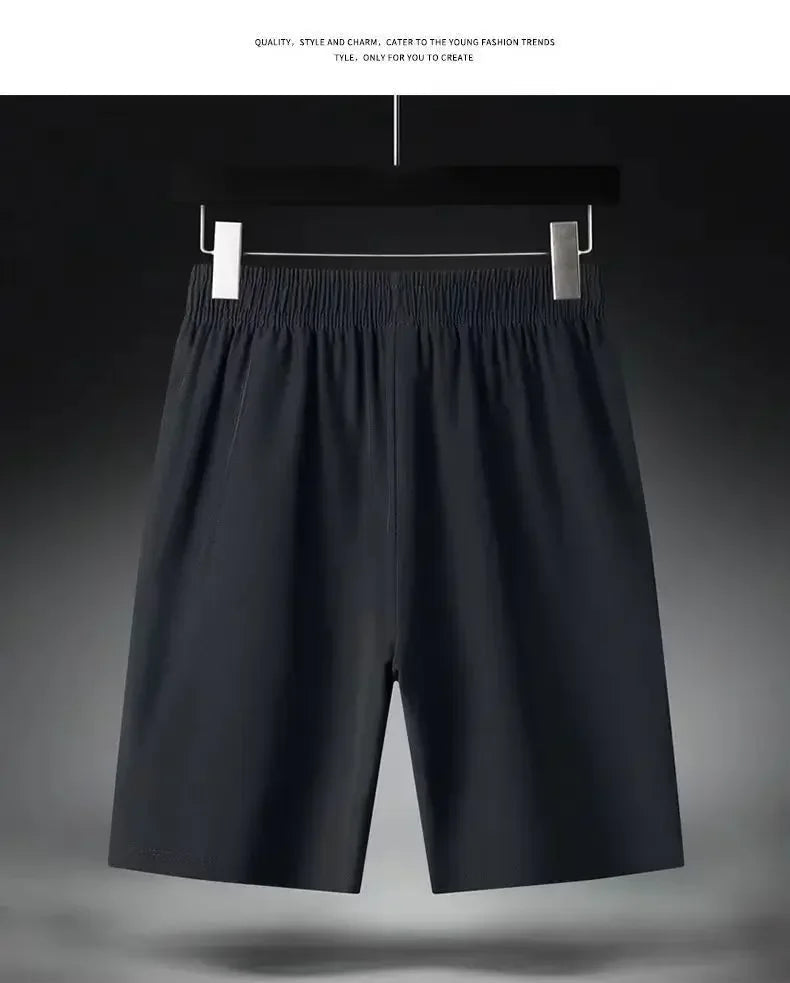 Summer Men Shorts Ice Silk Running Gym Sport Shorts Quick Dry Breathable Beach Short Pant Fitness Jogging Cool Casual by Reinvent Yourself