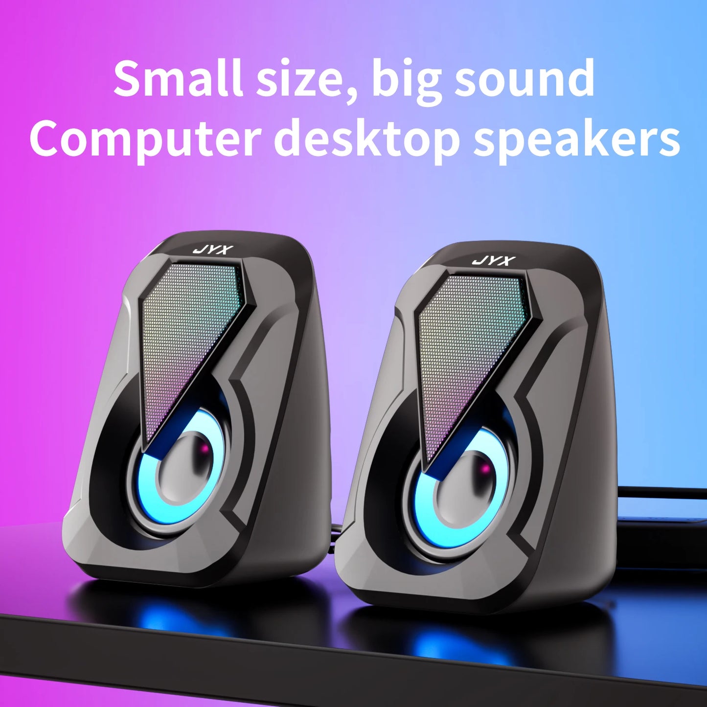 USB Computer Speaker System with USB Subwoofer Mode, USB Low-Frequency Bass, USB Audio Output, and USB Operation—Compatible with Smartphones, Tablets, Laptops, and Game Consoles—Plug-And-Play Setup, Suitable for Pc and Si by Reinvent Yourself