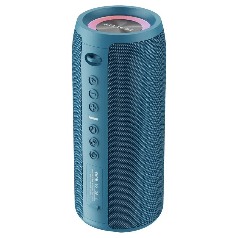 ZEALOT-S51PRO 40W High-power Bluetooth Speaker 3D Stereo Bass Bluetooth Speaker Portable IPX5 Waterproof Suitable TWS Boom Box by Reinvent Yourself