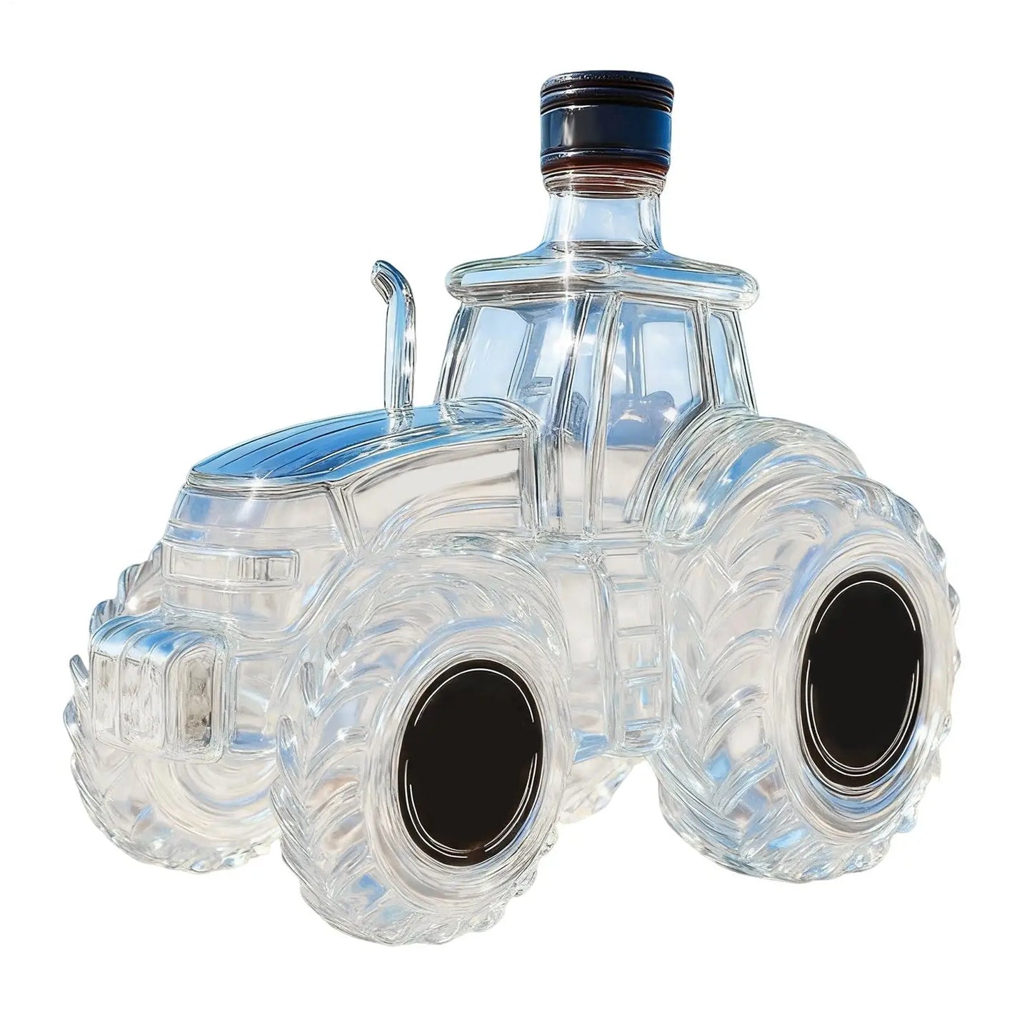300ml/350ML Whiskey Glass Bottles Tractor shape Alcohol Decanters Home Decor Empty Car Whiskey Decanter Tequila Bottle For Offic by Reinvent Yourself