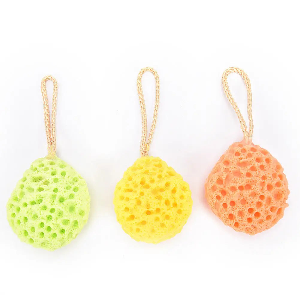 Soft Bath Sponge Body Scrub Bast Wisp Massage Brush Body Washcloth Skin Scrubber Relax Exfoliating Skincare Shower Accessories by Reinvent Yourself