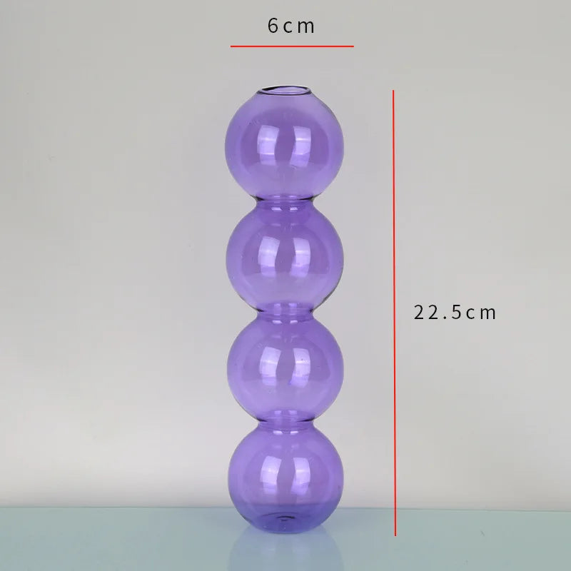 Nordic Glass Vase Home Decor Living Room Decoration Terrarium Flower Vase Plant Pots Decorative Home Accessories Decoration Gift by Reinvent Yourself