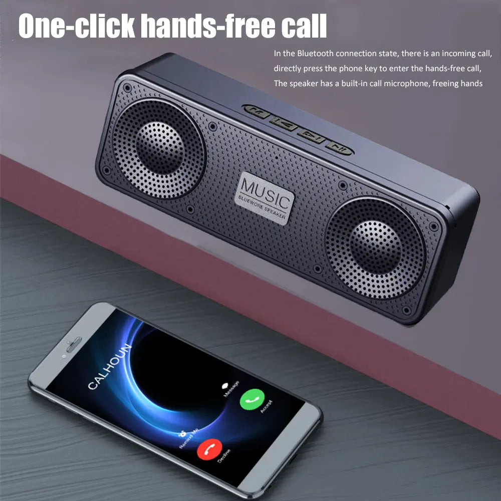 S18 Wireless Creative Bluetooth Smart Speaker Mobile Phone Audio Computer Subwoofer Outdoor Convenient Radio by Reinvent Yourself