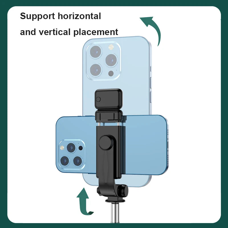 Portable Bluetooth Selfie Stick Mobile Tripod Holder with Remote Shutter Extendable Wireless Remote Retractable Phone Stand by Reinvent Yourself