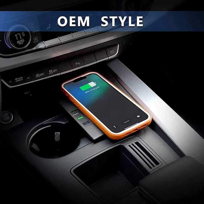 For Audi A4 S4 B9 A5 S5 2018 2019 2020 2021 2022 2023 Qi Car Wireless Charger Phone Charging holder Pad Mat Interior Accessories by Reinvent Yourself
