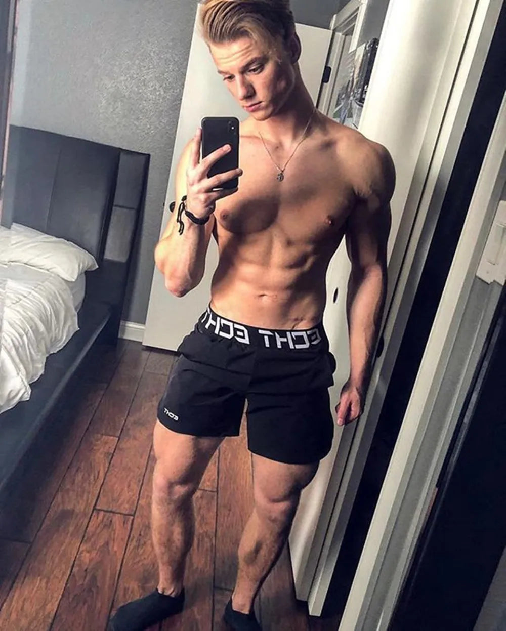 Summer Casual Shorts Men Bodybuilding Quick Dry Bermuda Gym Fitness Running Training Pants Male Beach Swimming Trunks Bottoms by Reinvent Yourself