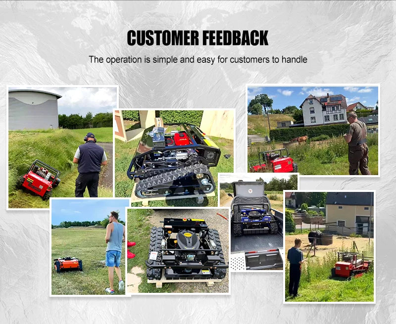 550mm Self-Propelled Remote-Controlled Lawn Mower for Small Household Gardens Outdoor Maintenance Robot by Reinvent Yourself