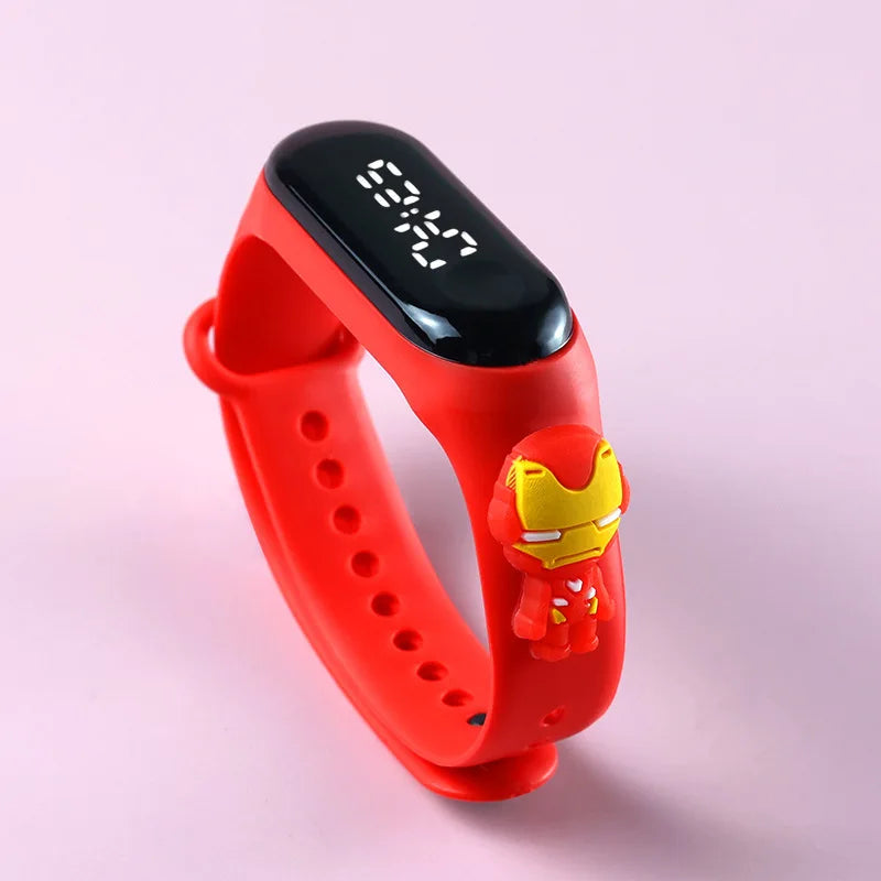 Fashion Mickey Children Watches For Girls Electronic Bracelet Sports Touch LED Spiderman Doll Kids Watch Women Waterproof Clock by Reinvent Yourself