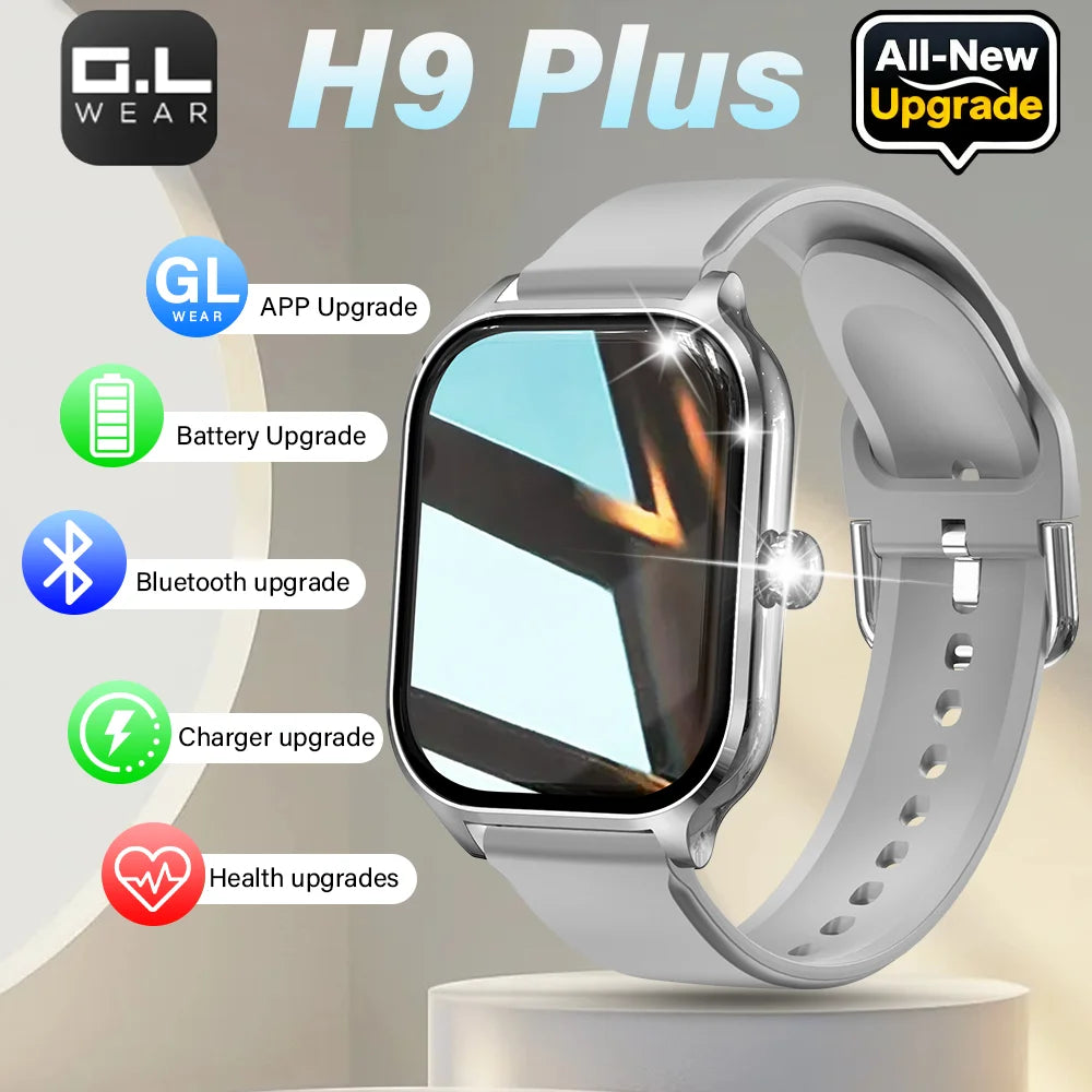 LAXASFIT H9 Smart Watch Men Women Sports Fitness Tracker 2.01 inch HD Screen Bluetooth Talking Smart Watch For Android IOS by Reinvent Yourself