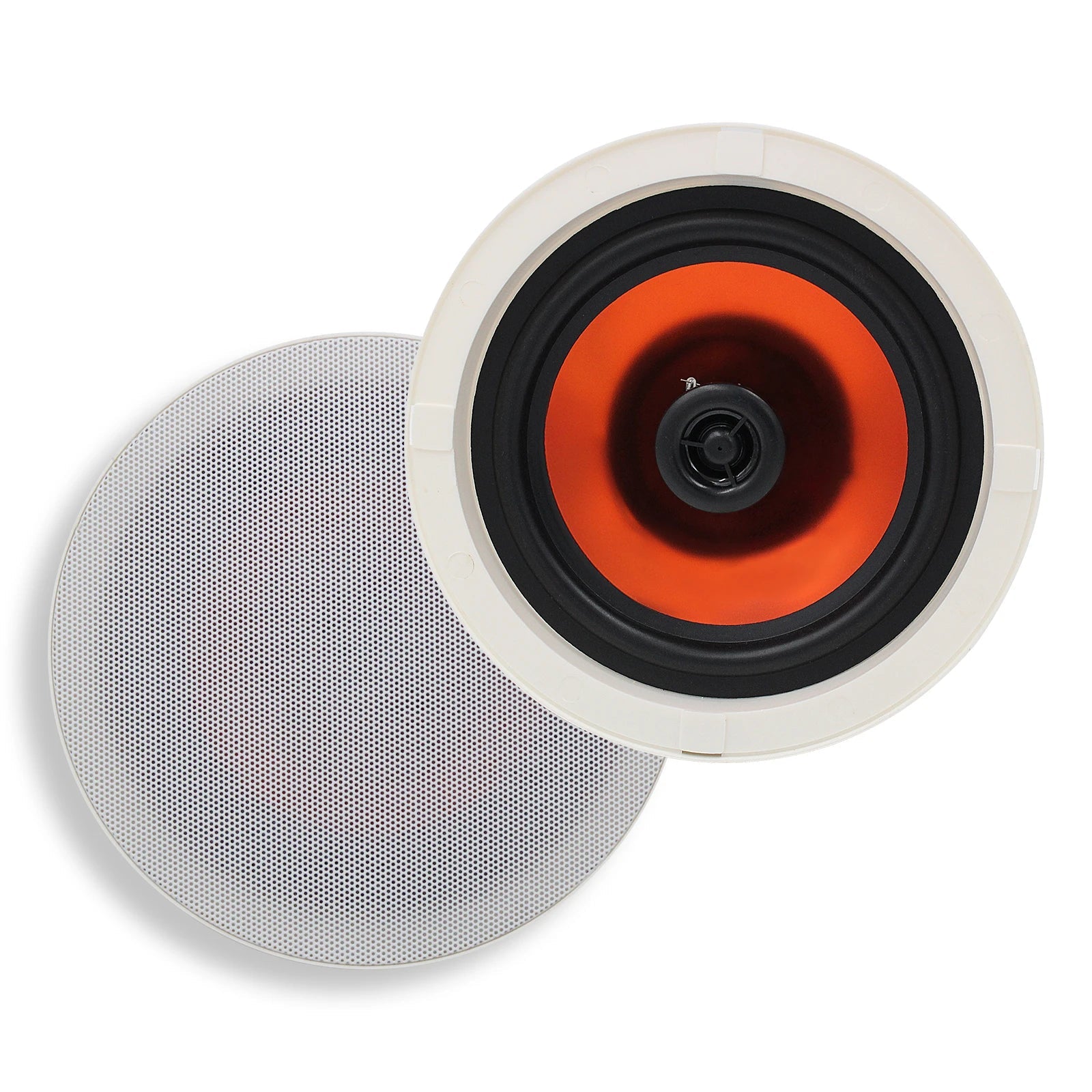 Herdio 6.5 Inch Home Audio 300W Ceiling Bluetooth Speaker Home Recessed Speaker System For Indoor Kitchen Bedroom Bathroom 2PCS by Reinvent Yourself