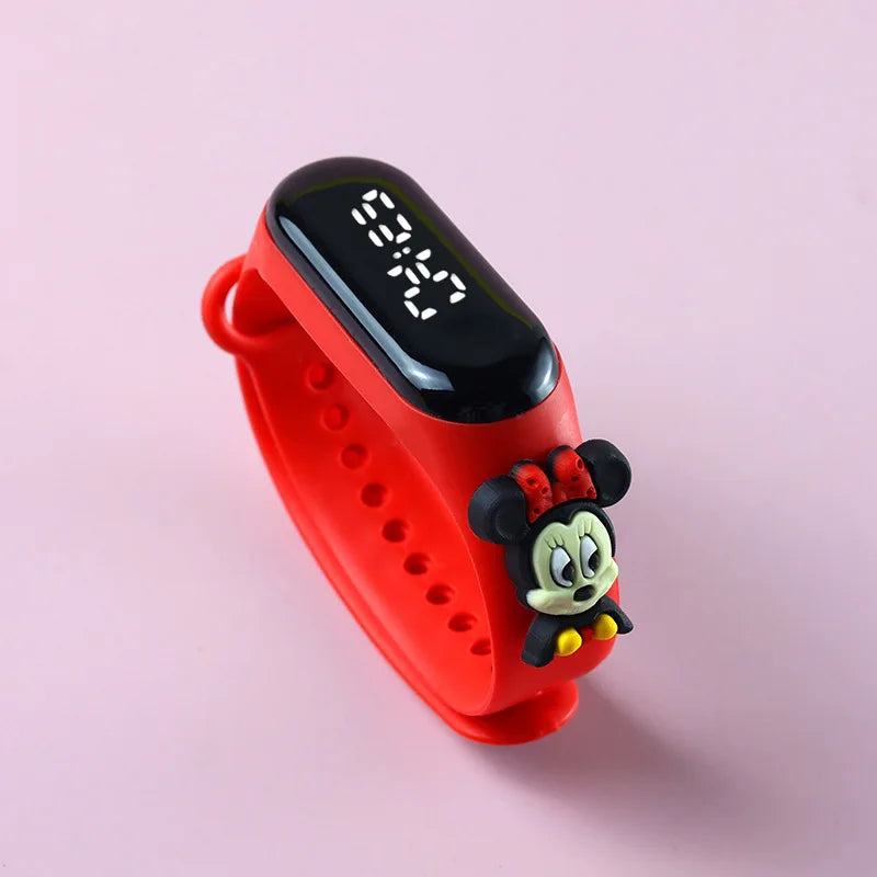 Fashion Mickey Children Watches For Girls Electronic Bracelet Sports Touch LED Spiderman Doll Kids Watch Women Waterproof Clock by Reinvent Yourself
