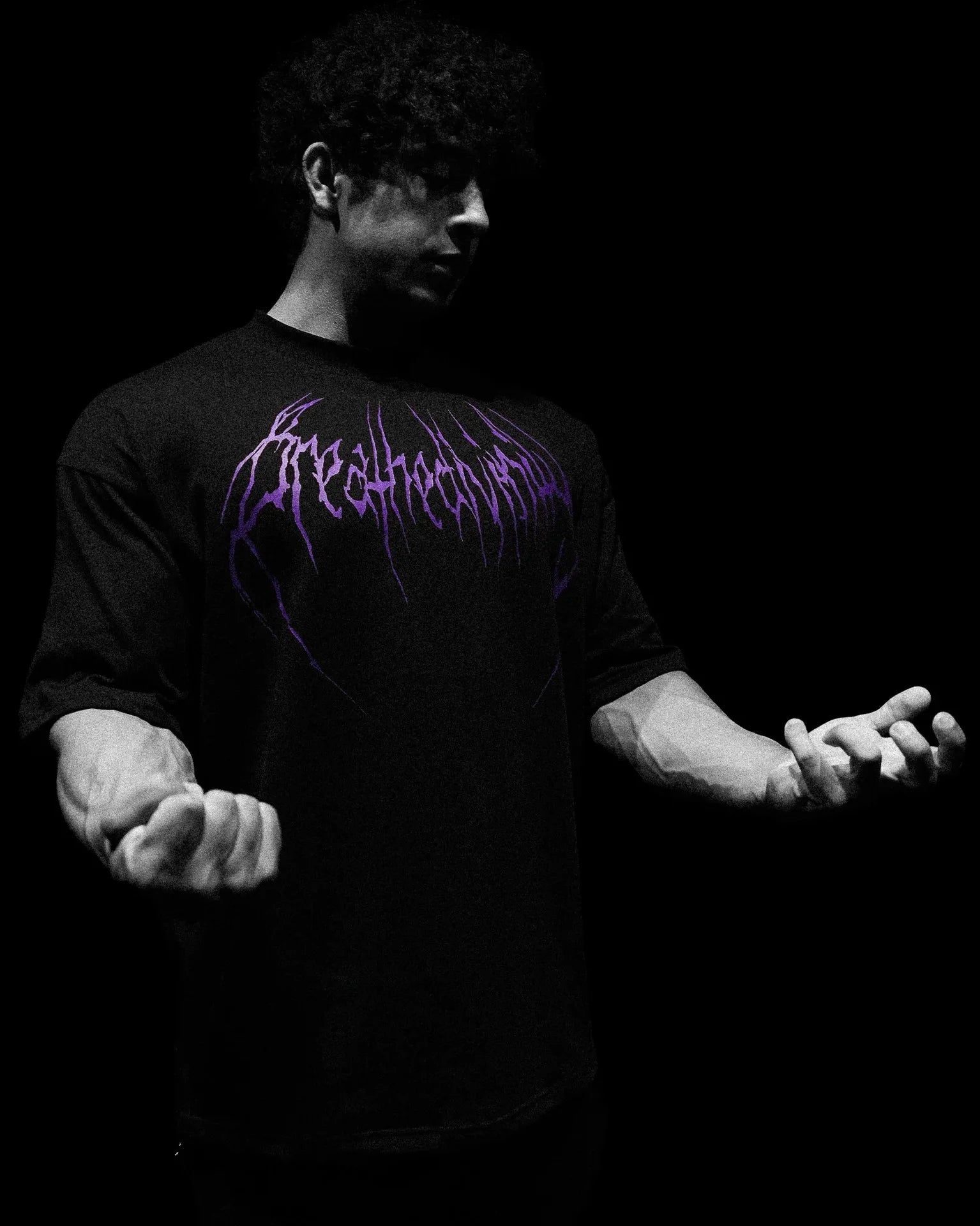 New High-Quality Cotton Men'S Short Sleeves American Style Trendy Brand Dark Style Sports Casual Men'S Oversized Shirt T-Shirt by Reinvent Yourself