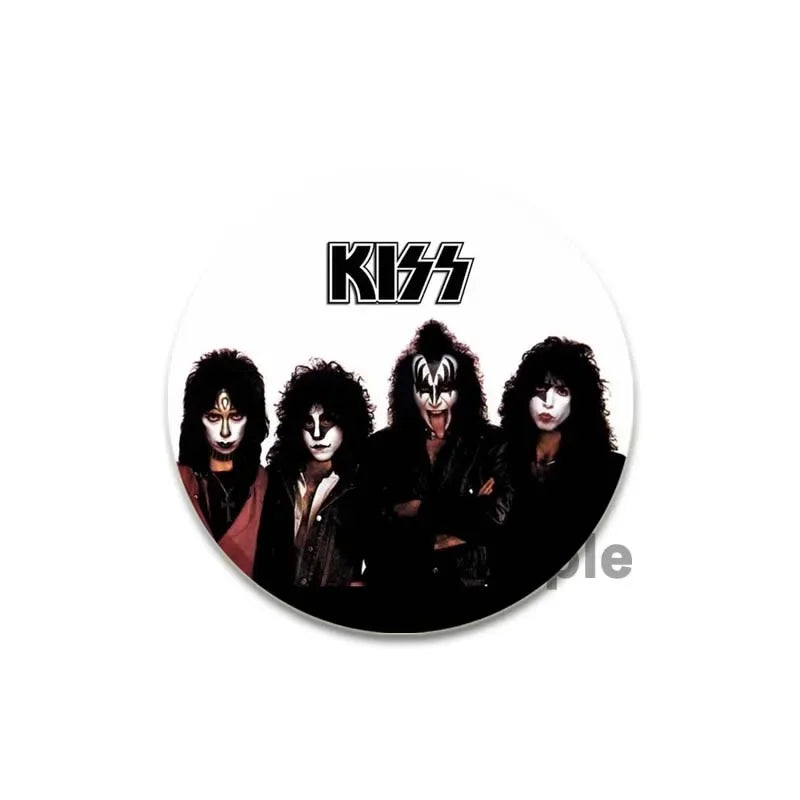 Rock Band Kiss Brooches Enamel Pins Fashion Jewelry Accessoris Singer Brooch for Backpack Clothe Decoration Lapel Badge Gifts by Reinvent Yourself