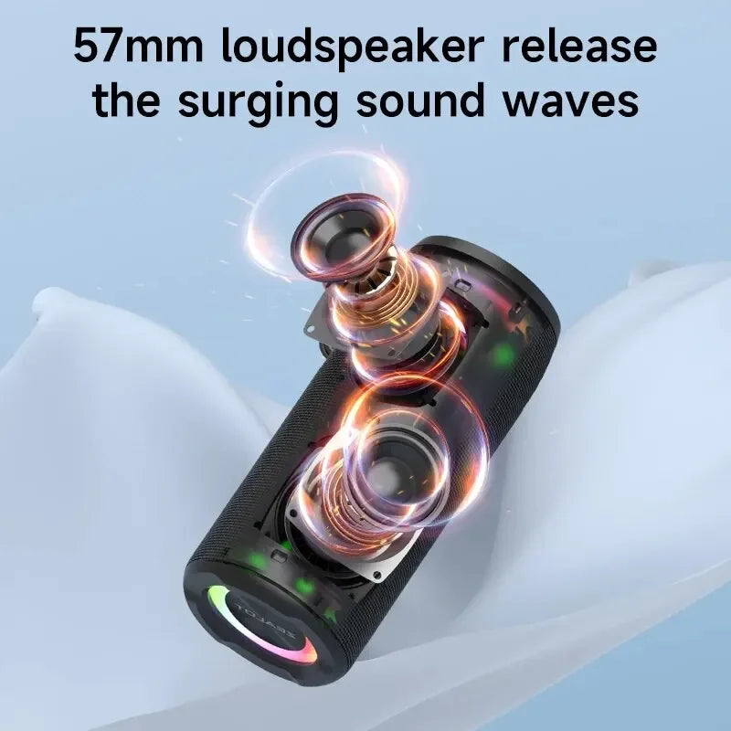 ZEALOT-S51PRO 40W High-power Bluetooth Speaker 3D Stereo Bass Bluetooth Speaker Portable IPX5 Waterproof Suitable TWS Boom Box by Reinvent Yourself