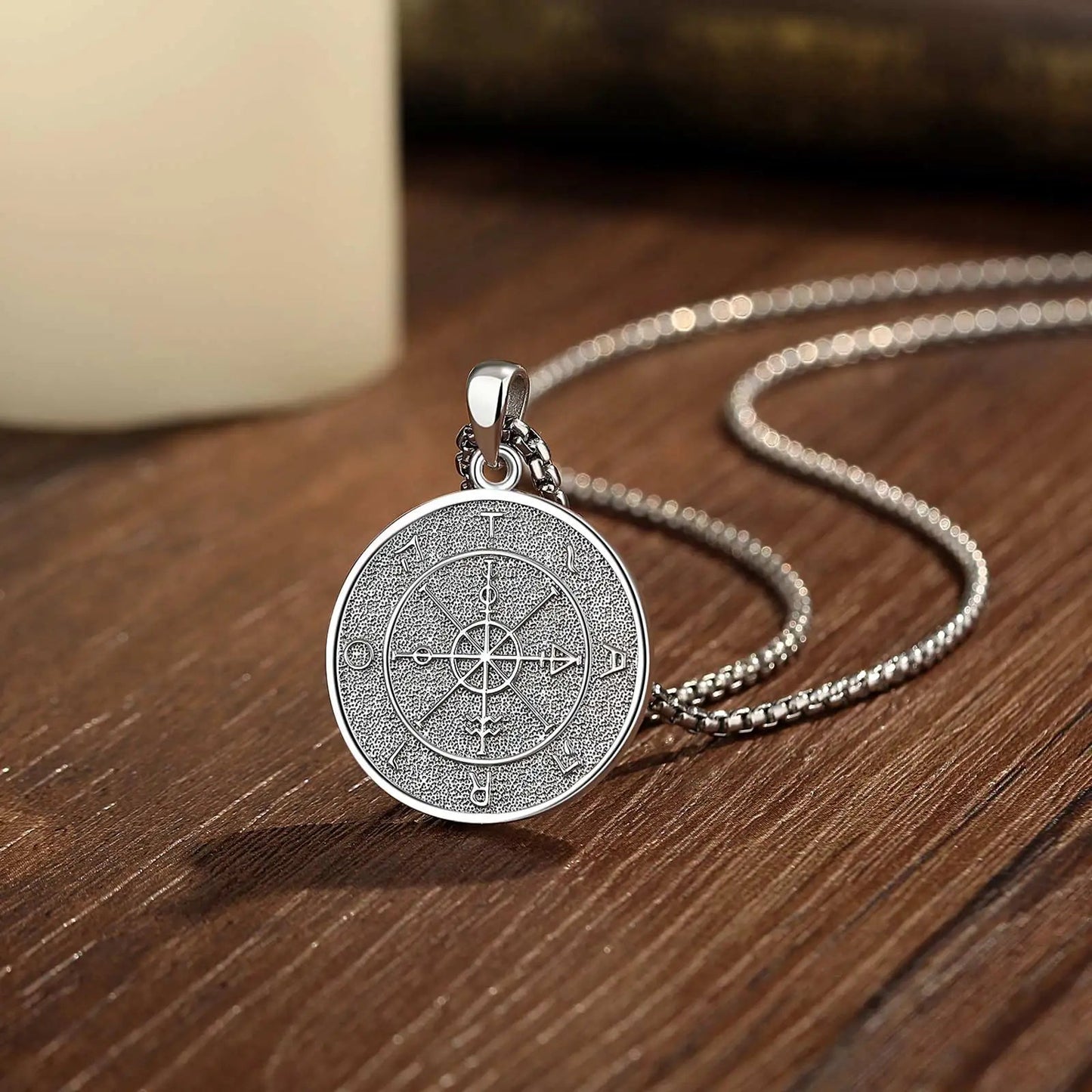 AEONSLOVE 925 Sterling Silver Goddess of Fortune Necklace Roman Goddess Coin Pendant Luck Amulet Mythology Jewelry for Women Men by Reinvent Yourself