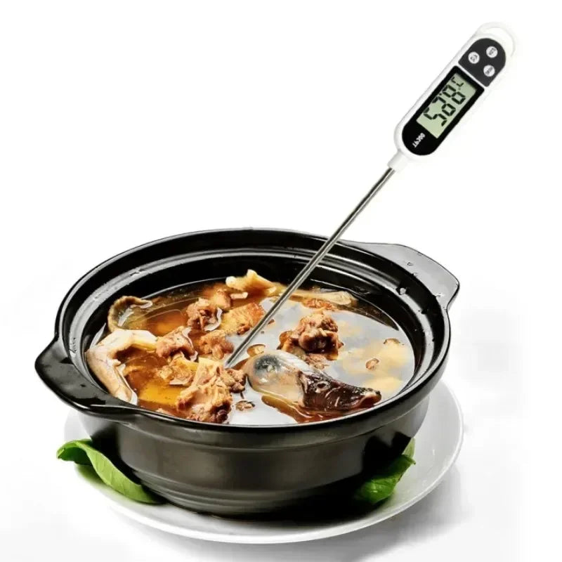 Food Thermometer TP300 Digital Kitchen Water Oil Thermometer for Meat Cooking Food Probe BBQ Electronic Oven Kitchen Tools by Reinvent Yourself