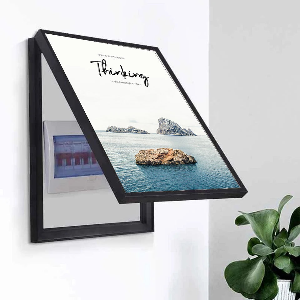 Nordic Home Decor Paintings Picture Posters of Electric Box Switch Covers Creative Anime Wall Art Decortion And Frame Live Room by Reinvent Yourself