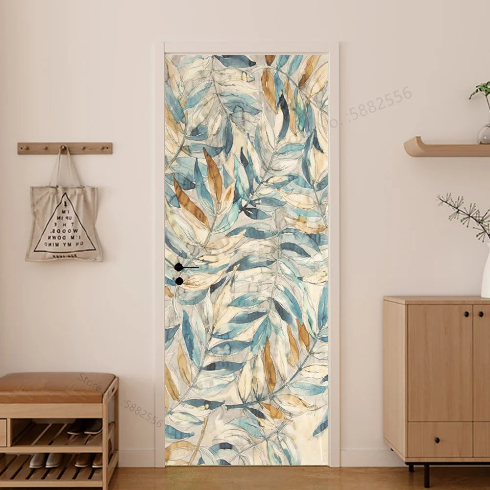 Scenery Door Stickers Wallpaper For Self-adhesive 3d Entrance Bathroom Sticker Room Decor Wall Photo Posters Vinyl On The Closet by Reinvent Yourself