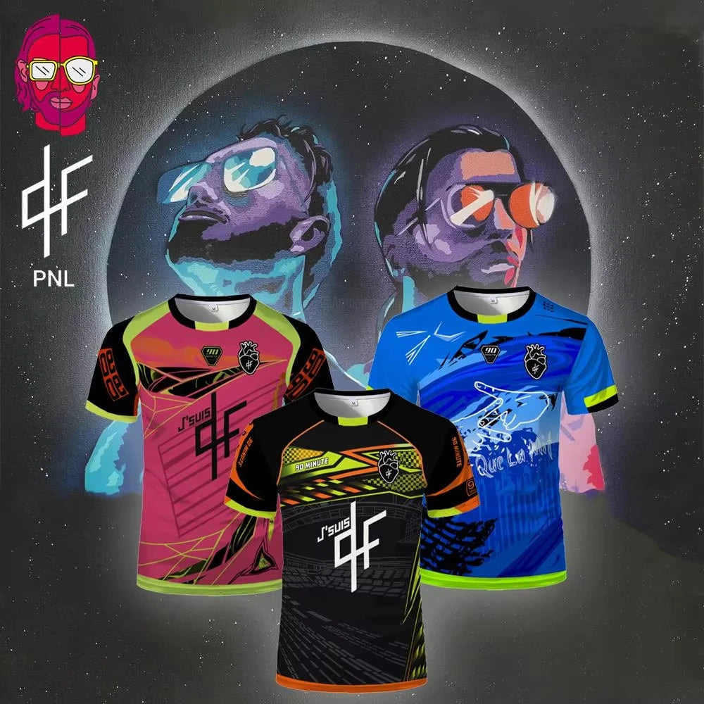 Maillots 90Minute Jersey Printed Breathable Football Training T-shirt Men Women Trendy Short Sleeve Hip Hop Streetwear Kids Tops by Reinvent Yourself