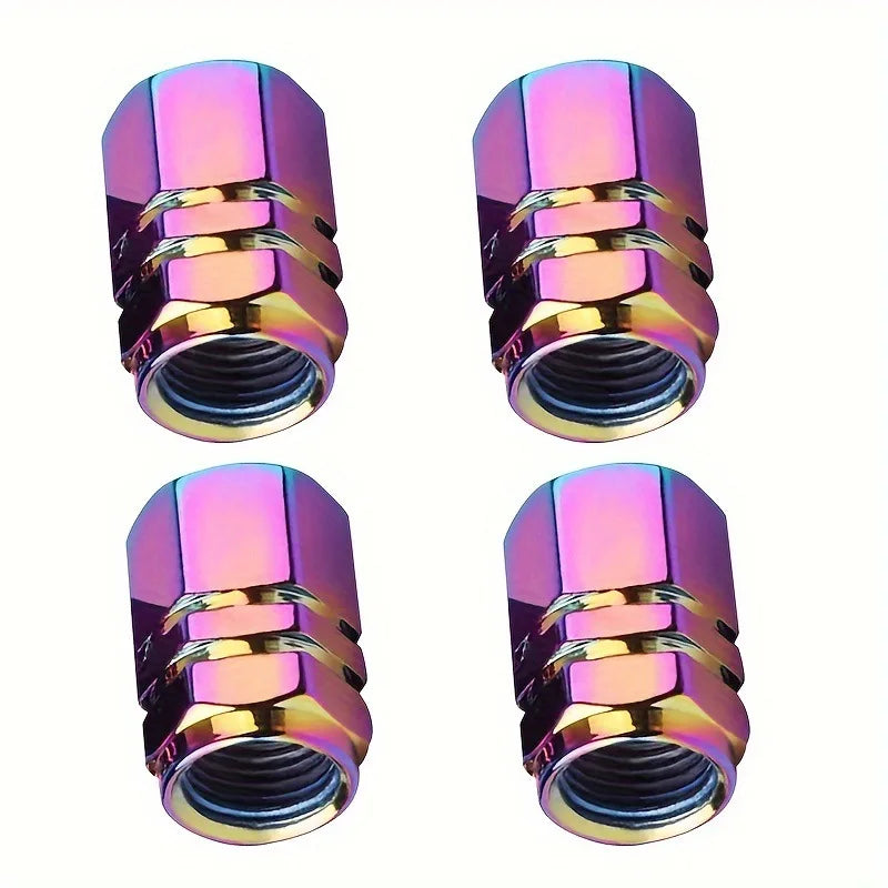 Tire Valve Stem Caps Decorative Tires Accessories Aluminum Alloy Nipple Wheel Caps For Cars Motorcycles Bicycle Cover 2030 by Reinvent Yourself