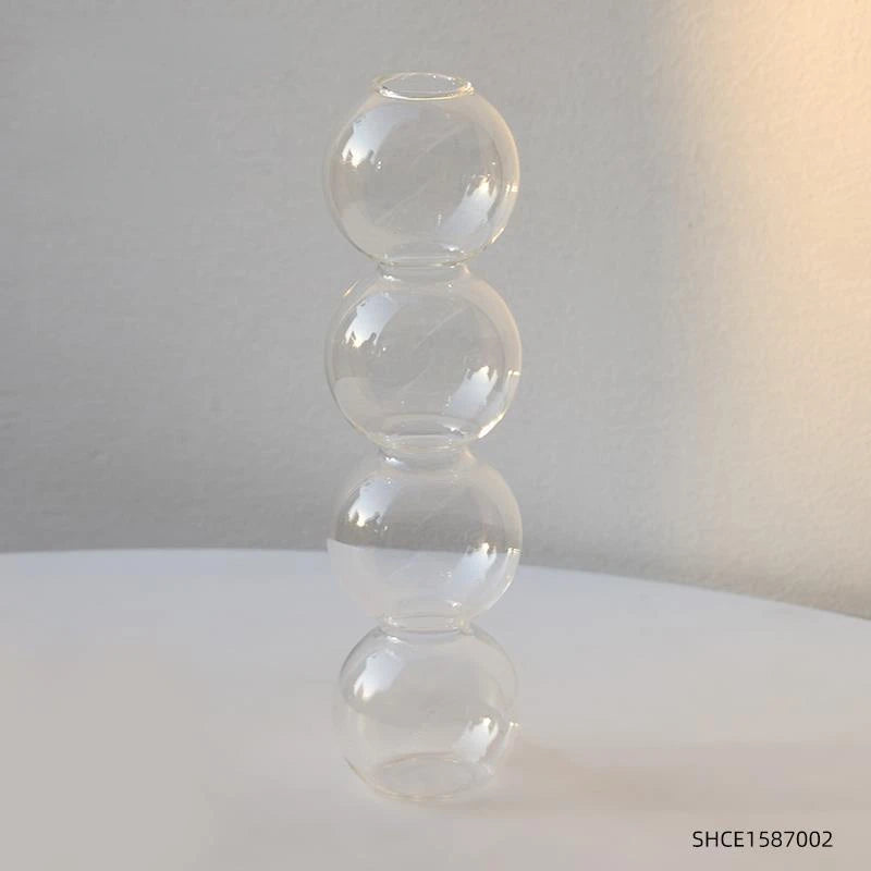 Nordic Glass Vase Home Decor Living Room Decoration Terrarium Flower Vase Plant Pots Decorative Home Accessories Decoration Gift by Reinvent Yourself