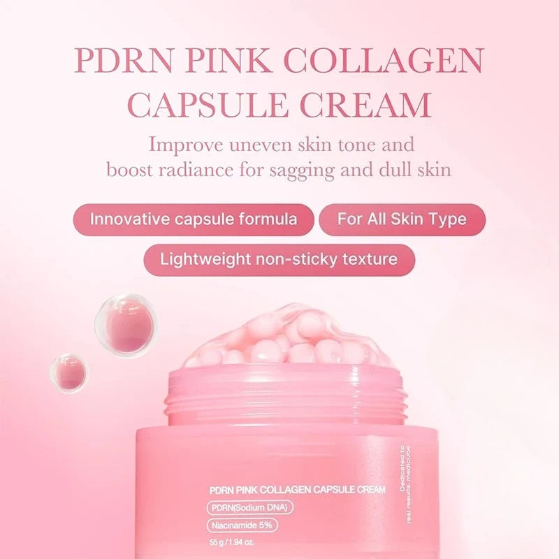 Collagen Boosting Face Cream Hydrating Moisturizer With Hyaluronic Acid For Dry Skin Korean Skin Care by Reinvent Yourself