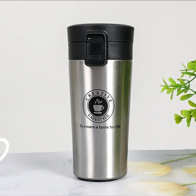380ML/510ML Thermal Mug Double-layer Stainless Steel Coffee Cup Tea Vacuum Flask Thermos Water Bottle Leak-proof Thermos Mug by Reinvent Yourself