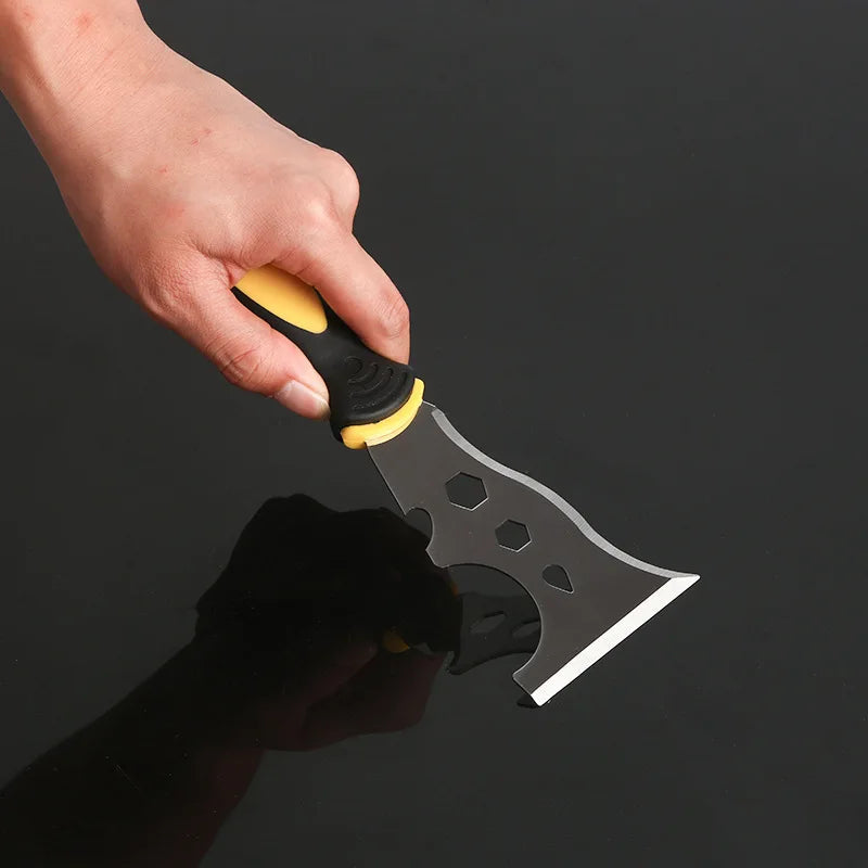 Multifuntional Use Putty Knife Stainless Steel Paint Scraper Removal Construction Tool for Wallpaper Can Opener Home DIY by Reinvent Yourself