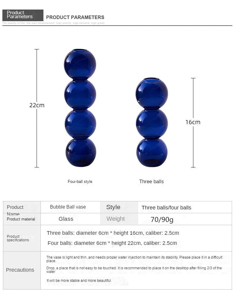 Nordic Glass Vase Home Decor Living Room Decoration Terrarium Flower Vase Plant Pots Decorative Home Accessories Decoration Gift by Reinvent Yourself