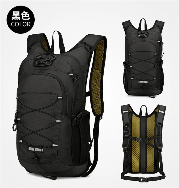 Ultralight Cycling Backpack with Water Bag Ergonomic Strap MTB Road Bicycle Outdoor Hiking Climbing Bag for Sports Fitness by Reinvent Yourself