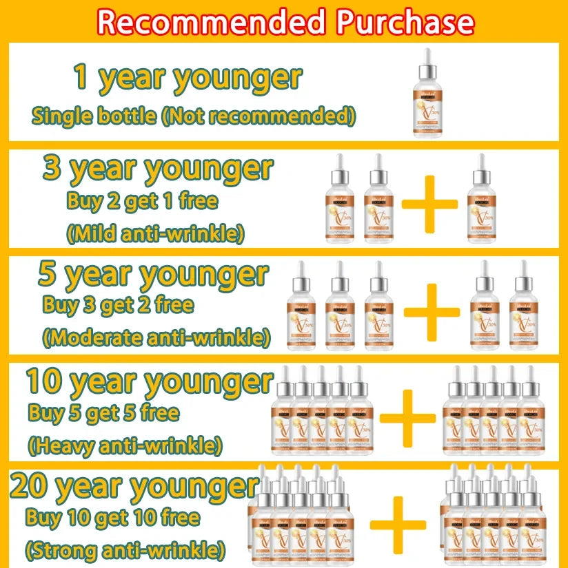 Premium 30% Vitamin C Serum For Face Anti Aging Wrinkle Facial Hyaluronic Acid Retinol Acids Boost Collagen Hydrate Skin Care by Reinvent Yourself