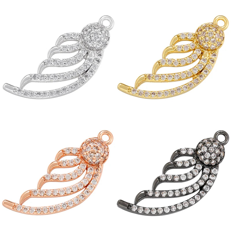 ZHUKOU whale charms for jewelry making crown pendants for handmade jewelry making supplies accessories wholesale VD1247 by Reinvent Yourself
