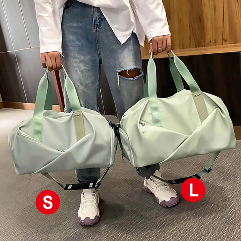 New Women Sports Gym Bag Travel Dry Wet Bags Multifunction Swimming Shoulder Messenger Pack Weekend Fitness Training Handbag by Reinvent Yourself