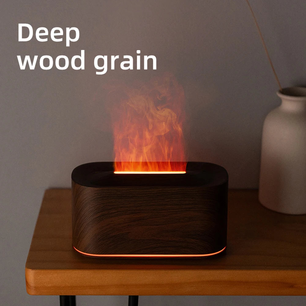 Essential Oil Diffuser,Flame Colorful Water Vapor Fire Humidifier for Aromatherapy Aroma Therapy Machine Room,Flame Diffuser by Reinvent Yourself