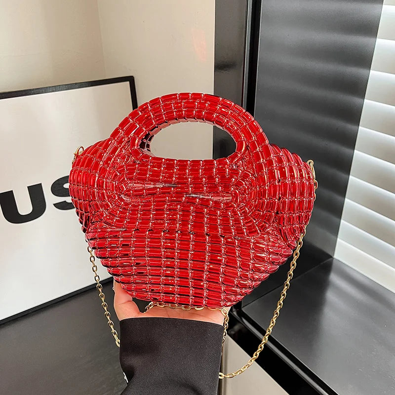 Stylish Acrylic Handbag Designer Crossbody Shoulder Bags Purse for Women Messenger Bag Party and Daily Use by Reinvent Yourself